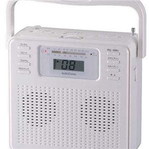 オーム電機 ステレオCDラジオ ホワイト RCR-400H-W 商品写真
