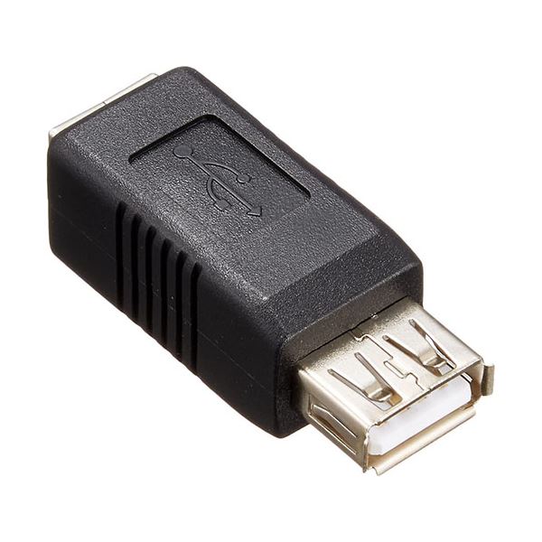 (まとめ)変換名人 USB中継 USB A→B USBAB-USBBB【×20セット】