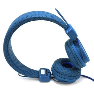 (まとめ)オーセラス販売 スマートフォン通話機能付 デザインヘッドホン ブルー H-20BL【×2セット】 商品写真3