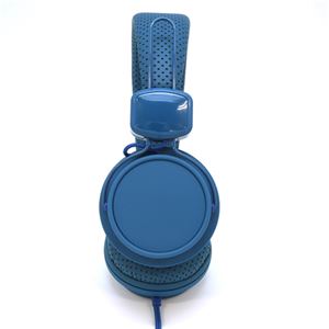 (まとめ)オーセラス販売 スマートフォン通話機能付 デザインヘッドホン ブルー H-20BL【×2セット】 商品写真4
