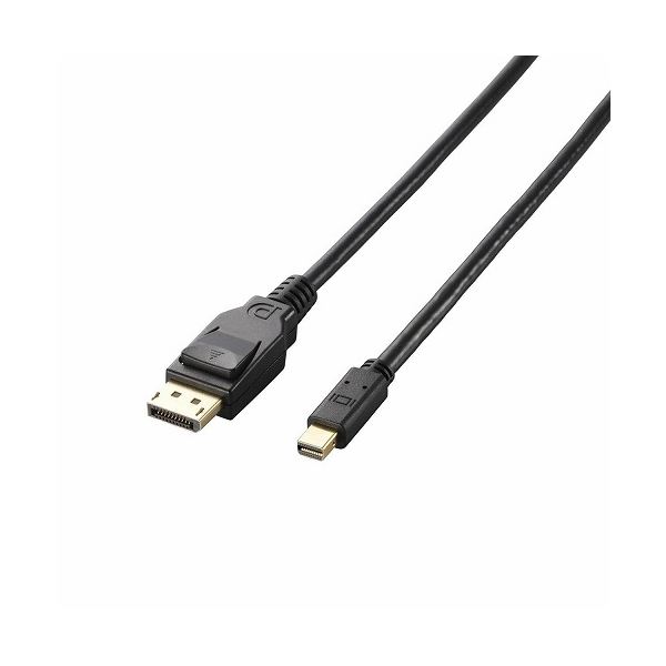 (まとめ)エレコム DisplayPort(TM)ケーブル CAC-DPM1215BK【×2セット】