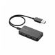 (まとめ)エレコム USB2.0ハブ(Windowsタブレット向け) U2HS-A402BBK【×3セット】 - 縮小画像1