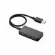 (まとめ)エレコム USB3.0ハブ(Windowsタブレット向け) U3H-A411BBK【×2セット】 - 縮小画像1
