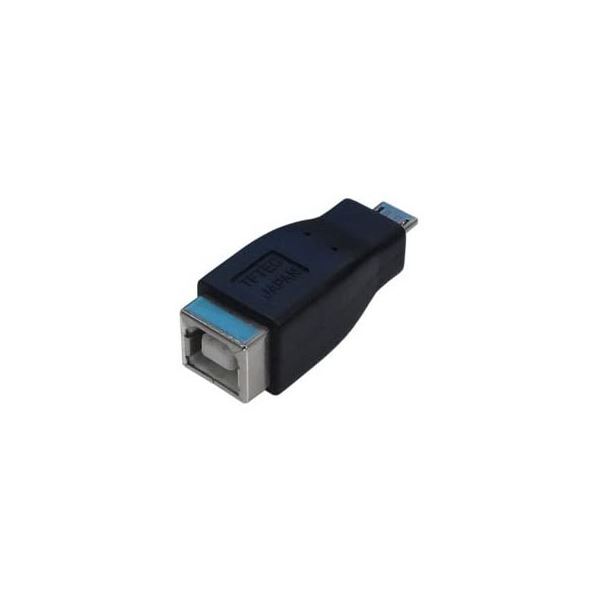 (まとめ)変換名人 変換プラグ USB B(メス)→microUSB(オス) USBBB-MCA【×10セット】