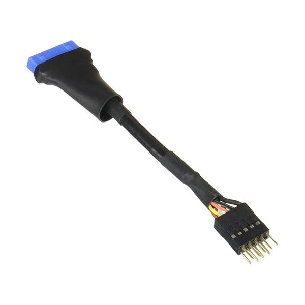 (まとめ)変換名人 M/B USB変換 USB3.0(20p) to 2.0(10p) MB-USB3/2【×10セット】