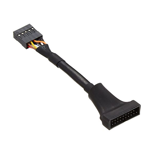 (まとめ)変換名人 M/B USB変換 USB2.0(10p) to 3.0(20p) MB-USB2/3【×10セット】