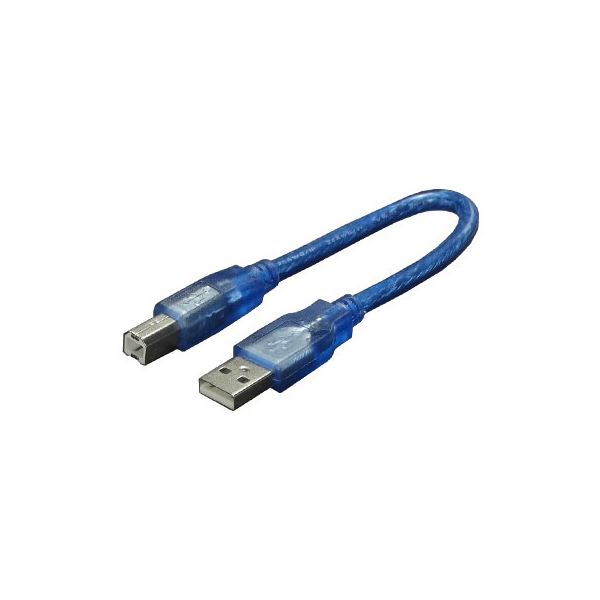 (まとめ)変換名人 ケーブル USB A(オス)→USB B(オス) USBA-B/CA20【×20セット】