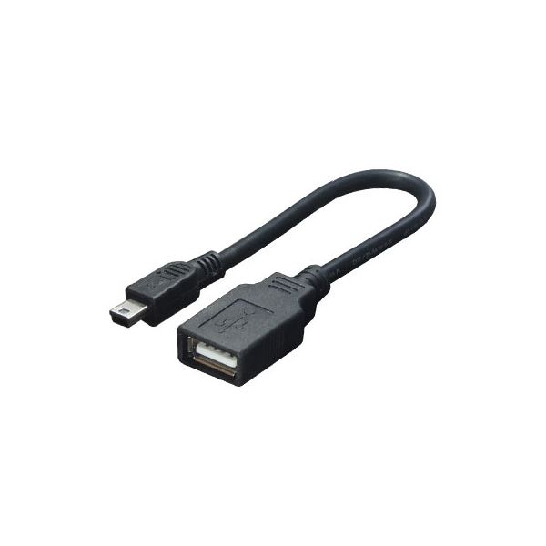 （まとめ）変換名人 miniUSB HOSTケーブル USB-M5H／CA20【×20セット】