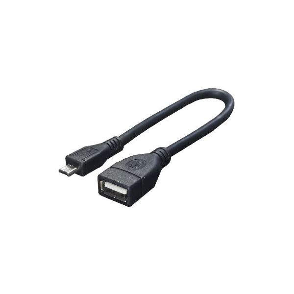 （まとめ）変換名人 microUSB HOSTケーブル USB-MCH／CA20【×20セット】