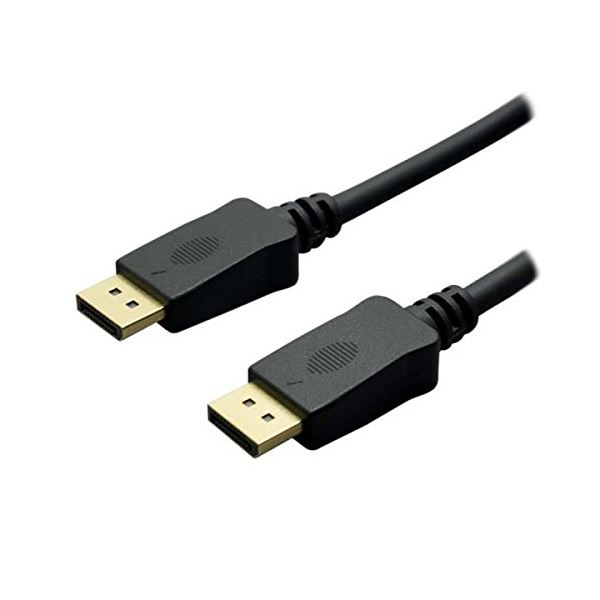 （まとめ）MCO 4K対応 DisplayPortケーブル 2.8m ブラック DP-28／BK【×2セット】