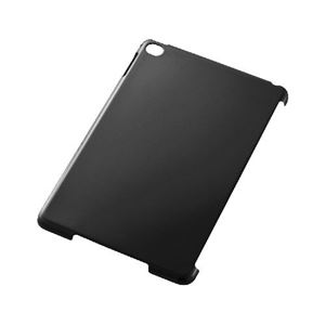 (まとめ)エレコム iPad mini 4/スマートカバー対応シェルカバー/クリアブラック TB-A15SPV2BK【×2セット】 商品写真