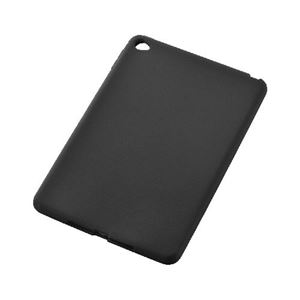 (まとめ)エレコム iPad mini 4/シリコンケース/ブラック TB-A15SSCBK【×2セット】 商品写真