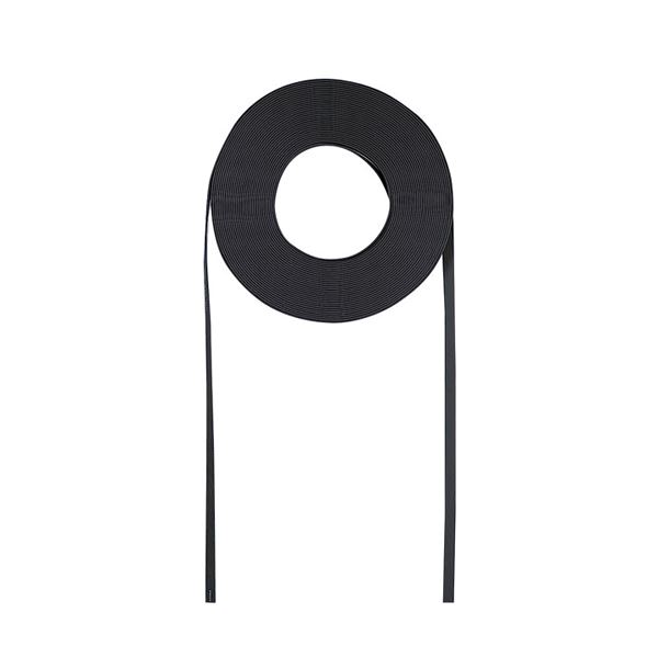 (まとめ)サンワサプライ 超フラットケーブルのみ(ブラック・100m) LA-FL5-CB100【×2セット】