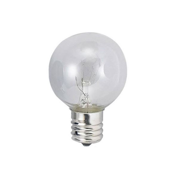 (まとめ)YAZAWA ベビーボール球25WクリアE17 G401725C【×20セット】