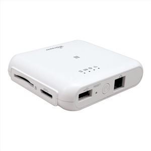 ラトックシステム Wi-Fi SDカードリーダー 5GHz対応 433Mbpsモデル (ホワイト) REX-WIFISD2 商品写真