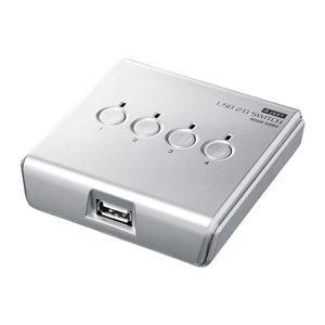 サンワサプライ USB2.0手動切替器(4回路) SW-US24N 商品写真