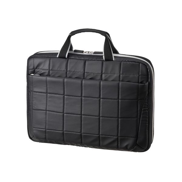 (まとめ)サンワサプライ 衝撃吸収PCケース(13.3型ワイド) BAG-P21BK2【×2セット】