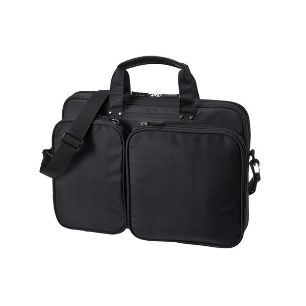 (まとめ)サンワサプライ 衝撃吸収PCケース(13.3型ワイド) BAG-P23BK【×2セット】