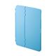 (まとめ)サンワサプライ iPadmini4ハードケース(スタンドタイプ・ブルー) PDA-IPAD74BL【×2セット】 - 縮小画像1