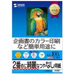 (まとめ)サンワサプライ インクジェットスーパーファイン用紙(A3) JP-EM4NA3N2【×3セット】