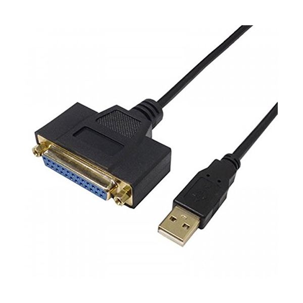 (まとめ)変換名人 USB to パラレル25ピン(1.0m) USB-PL25/10G2【×5セット】