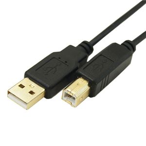 (まとめ)変換名人 極細USBケーブルAオス-Bオス 5m USB2A-B/CA500【×10セット】 商品写真