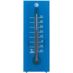 EMPEX 温度度計 シュクレ温度計 卓上・壁掛兼用 TG-2356 クリアブルー 商品写真