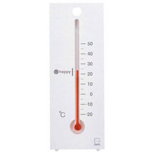 EMPEX 温度計 リビ 温度計 置き掛け兼用 LV-4701 ホワイト 商品写真