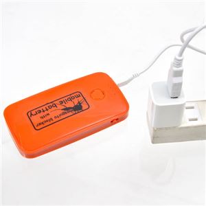 (まとめ)サンコー 蚊よけ付きモバイルバッテリー オレンジ USBTMQ5R【×2セット】 商品写真5