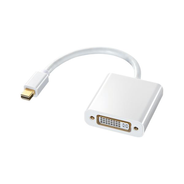 サンワサプライ ミニDisplayPort-DVI変換アダプタ AD-MDPDVA01