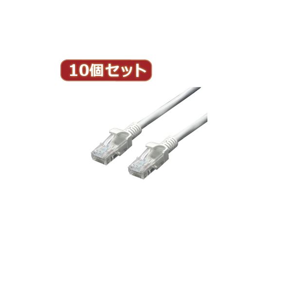 変換名人 10個セット LANケーブル CAT5 5.0m LAN5-CA500X10