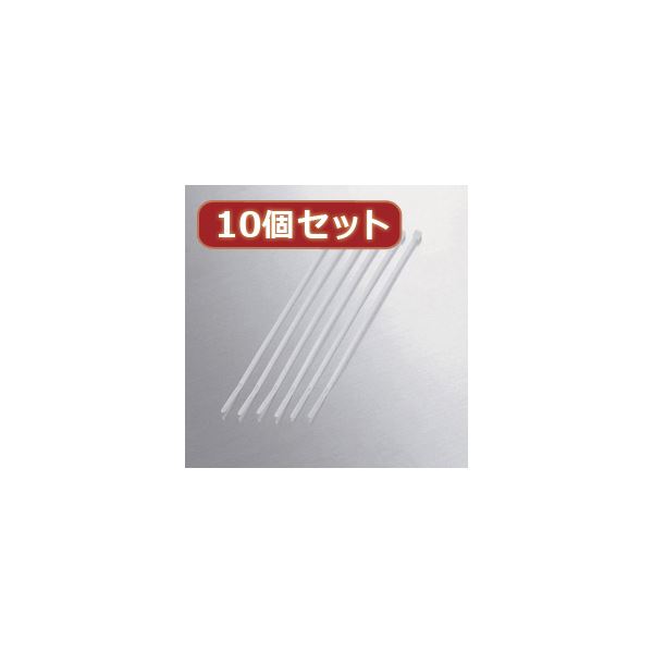 10個セット エレコム ケーブル結束バンド LD-T140WH30X10