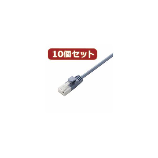 10個セット エレコム ツメ折れ防止やわらかLANケーブルCat6準拠 LD-GPYT／BU30X10