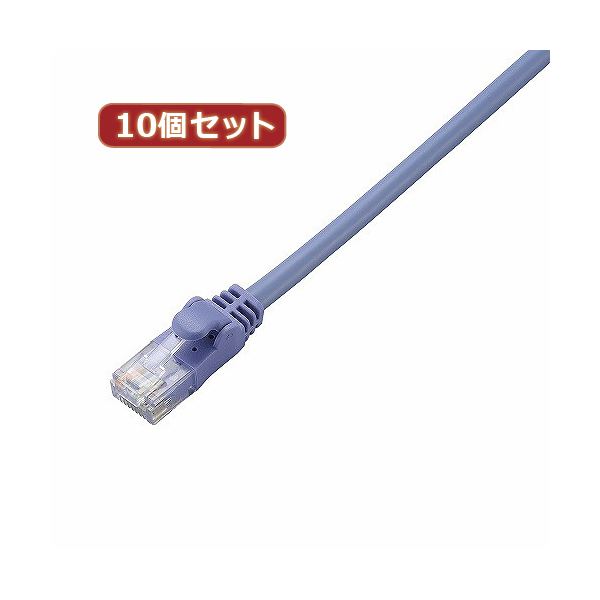 10個セット エレコム Cat6準拠LANケーブル LD-GPN／BU1X10