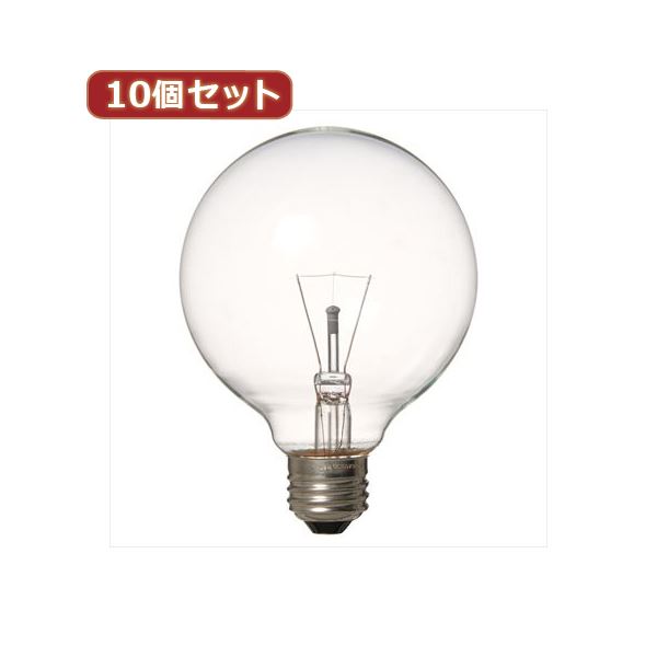 YAZAWA 10個セット 長寿命G95ボール電球 GC100110V57W95LX10