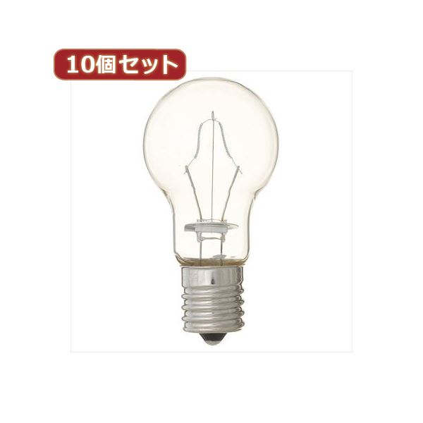 YAZAWA 10個セット 長寿命省エネクリプトン球 P351754CLX10