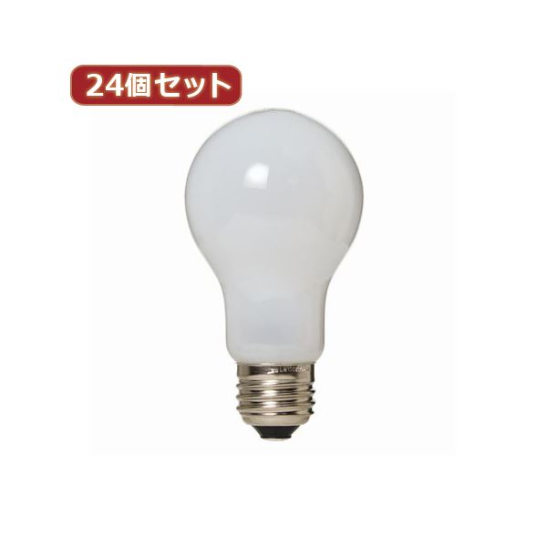 YAZAWA 24個セット 長寿命シリカ40W形 LW100V40WWLX24