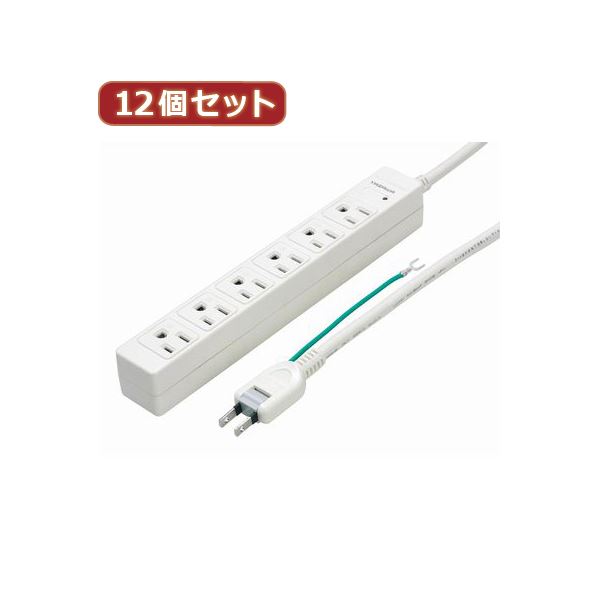 YAZAWA 12個セット 3Pマグネットタップ Y02JKP602WHX12