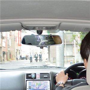 サンコー ミラー型360度全方位ドライブレコーダー リアカメラ付き CDVR36RC サンコー ミラー型360度全方位ドライブレコーダー リアカメラ付き CDVR36RC