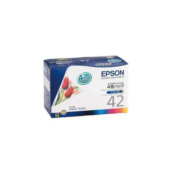 EPSON 純正インクカートリッジ 4色セット IC4CL42