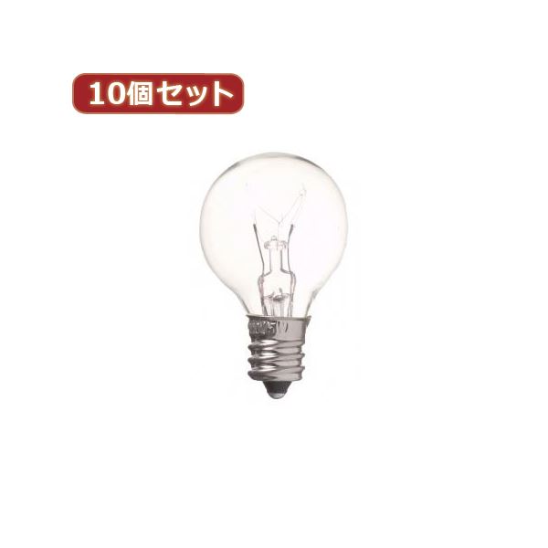 （まとめ）YAZAWA 10個セット ベビーボール球20WクリアE12 G301220CX10【×2セット】