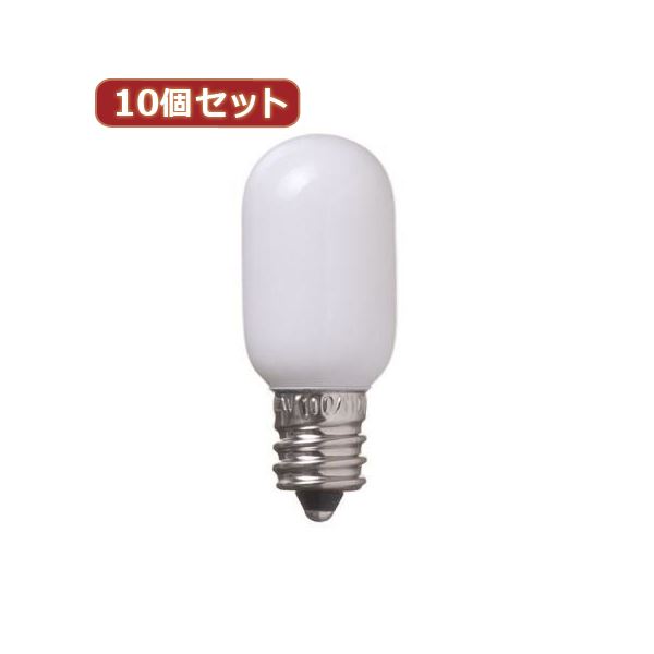 （まとめ）YAZAWA 10個セット ナツメ球15Wクリア T201215CX10【×2セット】