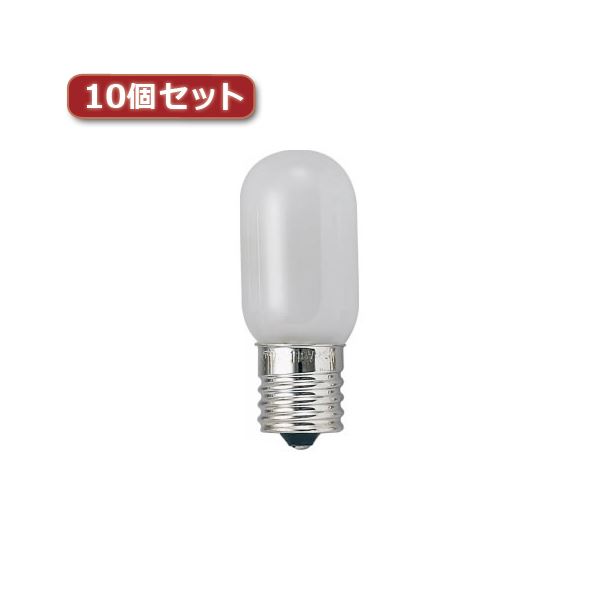 （まとめ）YAZAWA ナツメ球 E12 5W 白 2個パック10個セット 1CT2PX10【×5セット】