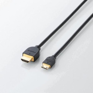 5個セット エレコム イーサネット対応HDMI-Miniケーブル（A-C） DH-HD14EM20BKX5