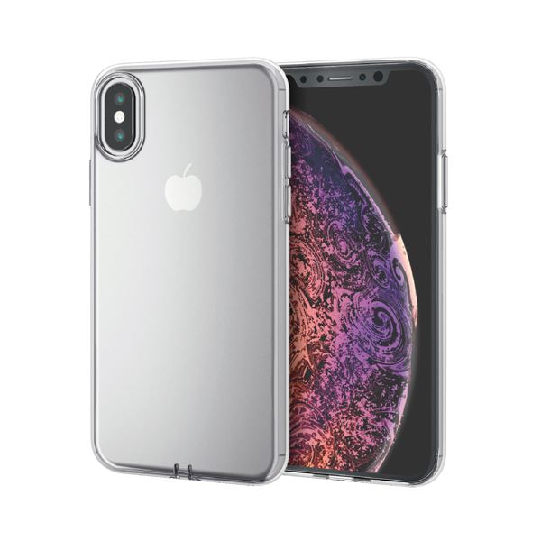 （まとめ）エレコム iPhone XS/ソフトケース/極み/クリア PM-A18BUCTCR【×5セット】