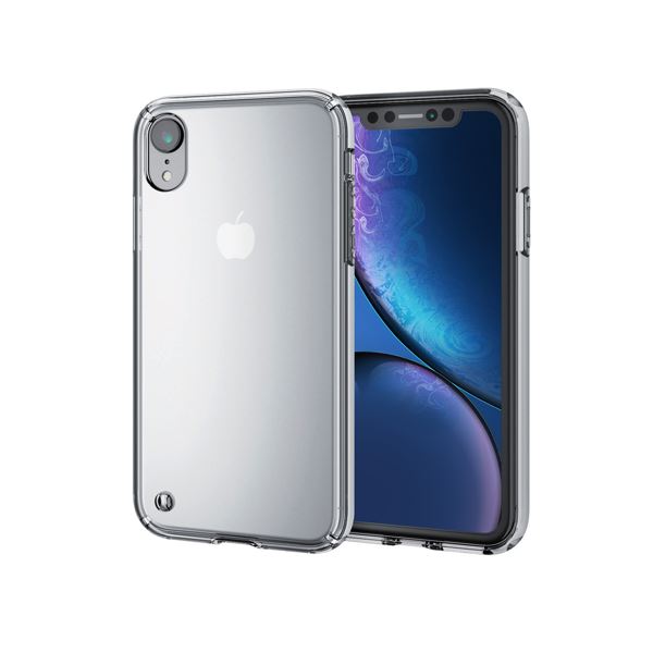 （まとめ）エレコム iPhone XR/ハイブリッドケース/クリア PM-A18CHVCCR【×5セット】