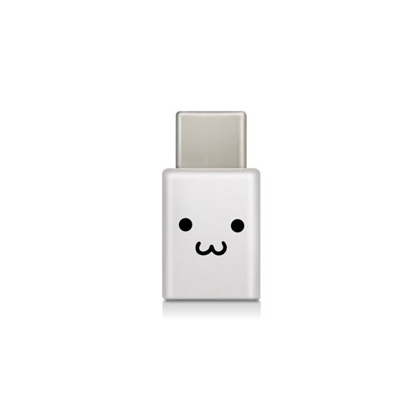 （まとめ）エレコム スマートフォン用USB変換アダプタ/USB（microBメス）-USB（Cオス）/ホワイトフェイス MPA-MBFCMADNWHF【×5セット】