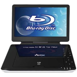 AVOX 10インチポータブルBDプレーヤー APBD-1030HW