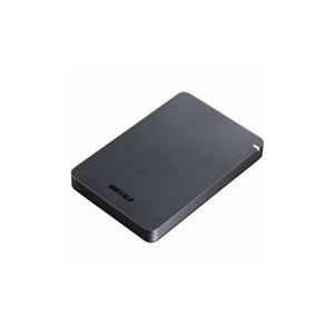 BUFFALO ポータブルHDD ブラック 1TB HD-PGF1.0U3-BKA