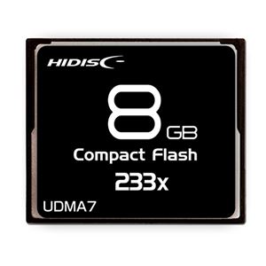 HIDISC CFカード 8GB 233x Read35MB／s MLCチップ搭載 HDCF8G233XJP3